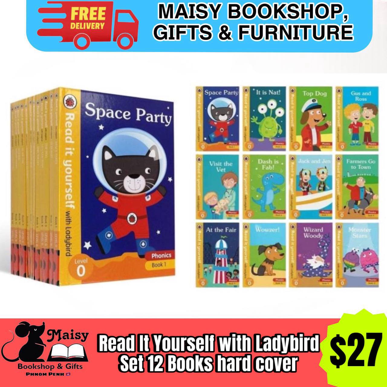 Step into reading - level 5 ( 11 books) | Maisy Bookshop, Gifts &  Customized furniture