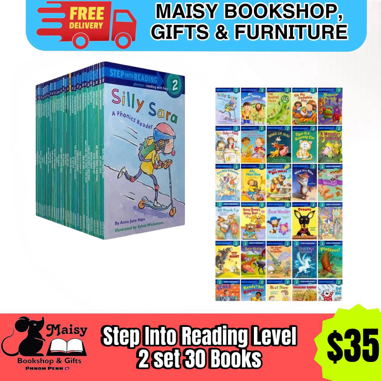 Step into reading - level 2 ( 30 books) | Maisy Bookshop