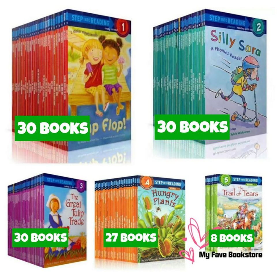 Step into reading - level 5 ( 11 books) | Maisy Bookshop, Gifts &  Customized furniture