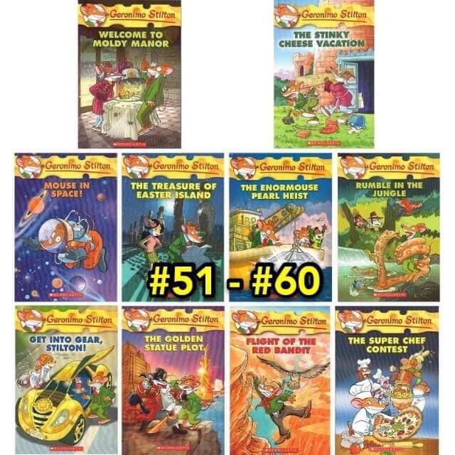 Geronimo Stilton 51-60 | Maisy Bookshop, Gifts & Customized furniture